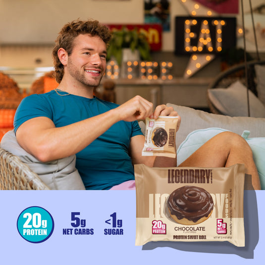 Chocolate | Protein Sweet Roll | 10-Pack