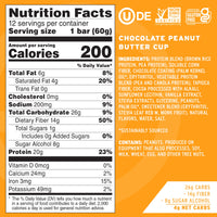 Dipped Chocolate Peanut Butter Cup Protein Bars