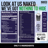 Chocolate Weight Gainer Protein Supplement | Naked Chocolate Mass - 8LB