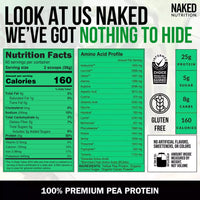 Chocolate Pea Protein Powder | Naked Chocolate Pea - 5LB