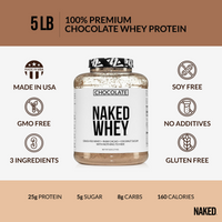 Chocolate Whey Protein Powder | Naked Chocolate Whey - 2280g