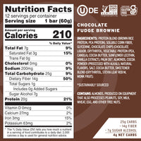 Employee Chocolate Fudge Brownie Protein Bars