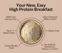 Chocolate Peanut Butter Banana Protein Oats | Naked Oats