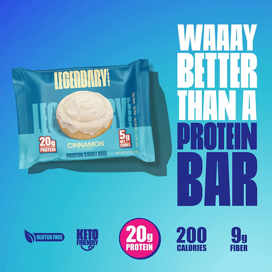 Legendary Protein Sweet Roll 6pack Cinnamon