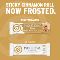 Dipped Sticky Cinnamon Roll Protein Bars