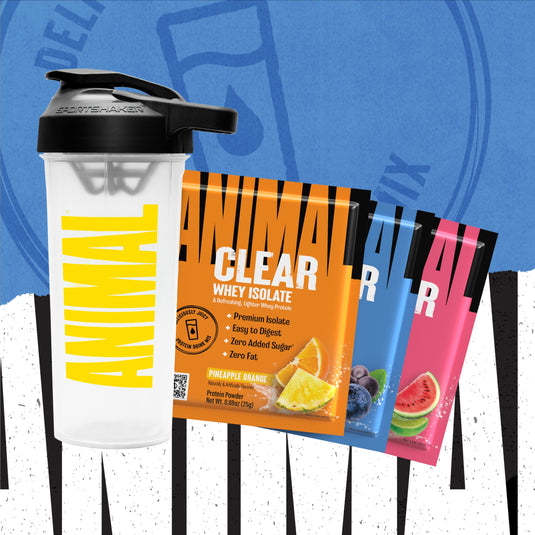 Animal Clear Whey Shaker Samples