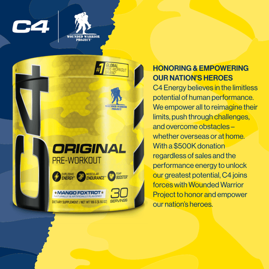 C4® Original X Wounded Warrior Project® Pre Workout Powder