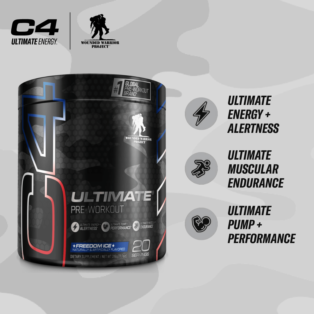 C4 Ultimate® X Wounded Warrior Project® Pre Workout Powder