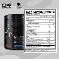 C4 Ultimate® X Wounded Warrior Project® Pre Workout Powder
