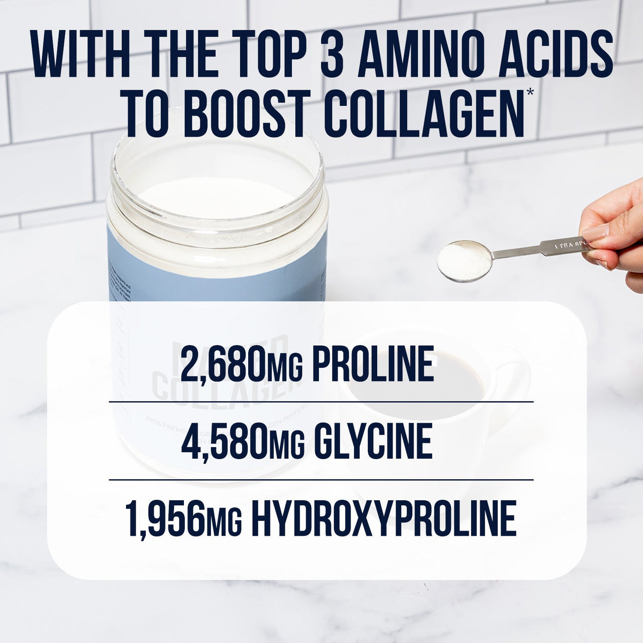 Caramel Collagen Peptides Powder | Naked Collagen - 1.2 LB