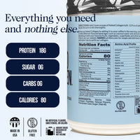 Caramel Collagen Peptides Powder | Naked Collagen - 1.2 LB