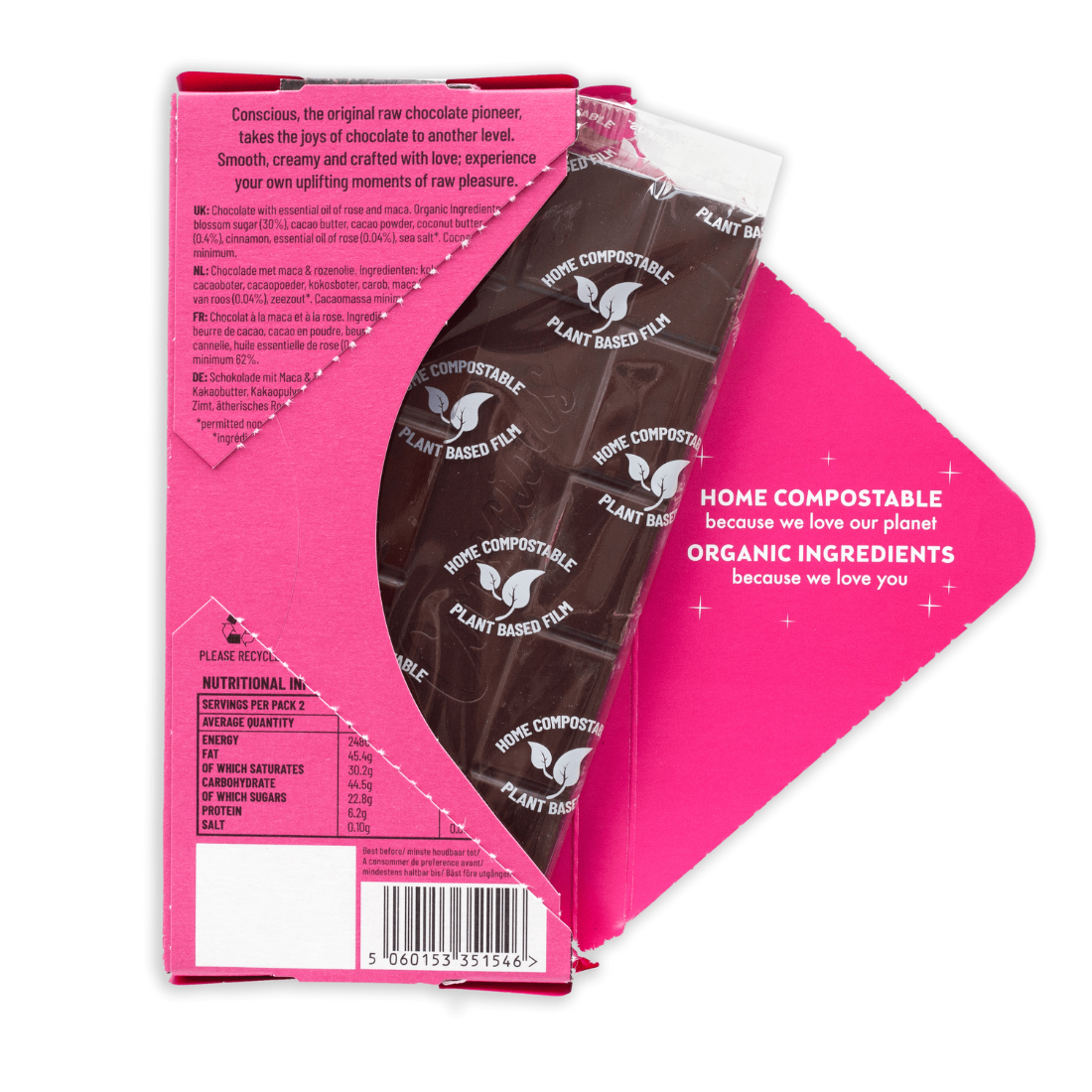 Conscious Chocolate Love Potion No.9 Bar