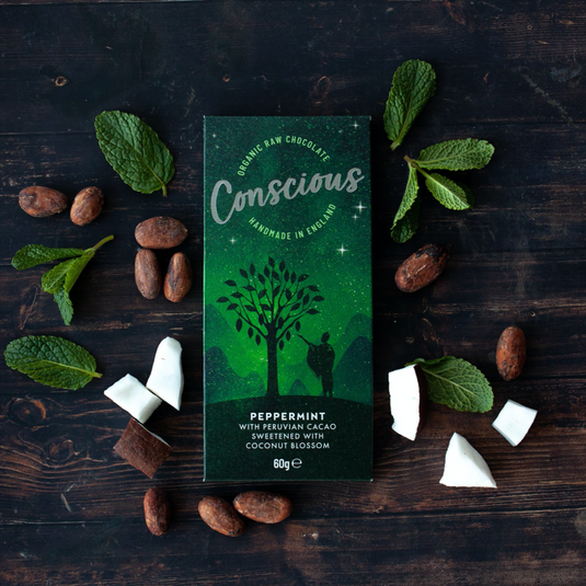 Conscious Chocolate Peppermint Bar