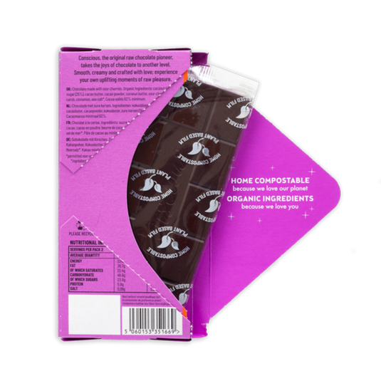 Conscious Chocolate Sour Cherry Bar