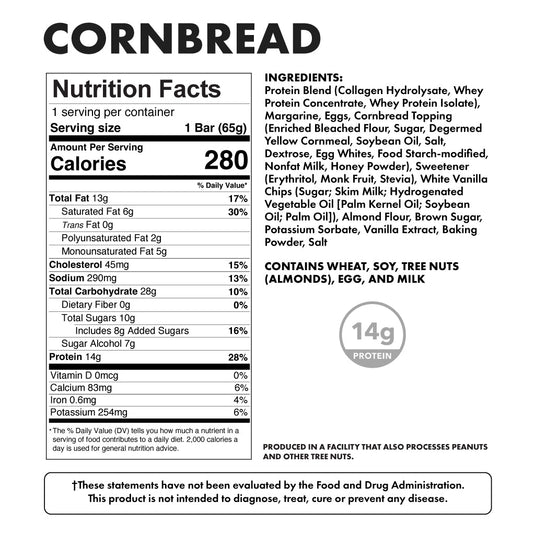 PROTEIN CORNBREAD - SINGLE PACKS