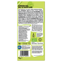 Seed and Bean - 37% Milk Cornish Sea Salt and Tangy Lime