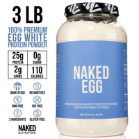 Egg White Protein Powder | Naked Egg - 3LB