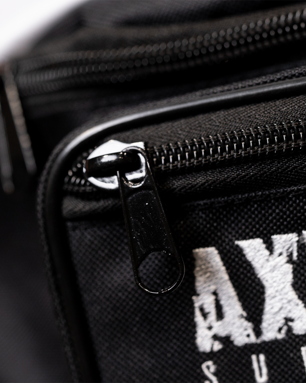 White on Black Logo Fanny Pack
