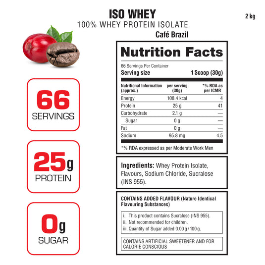 ISO 100% Whey Protein Isolate