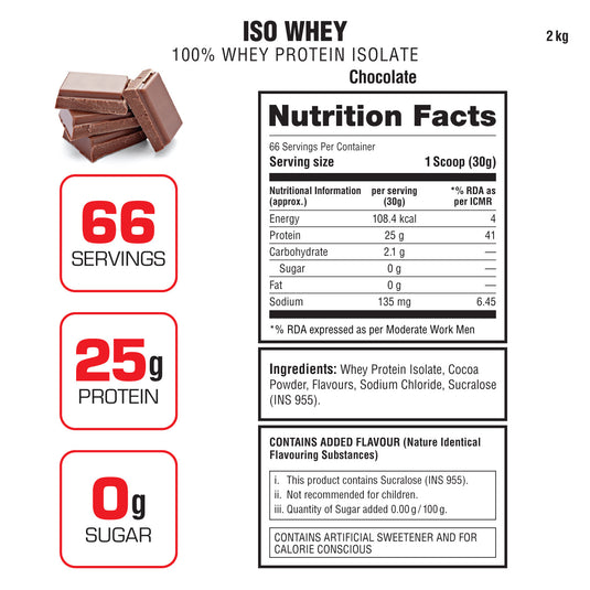 ISO 100% Whey Protein Isolate