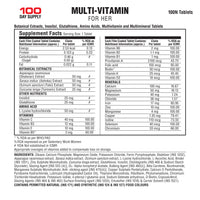 Multi-Vitamin for HER – 100 Tablets