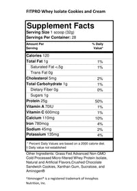 PREMIUM GRASS FED WHEY PROTEIN ISOLATE 2lb