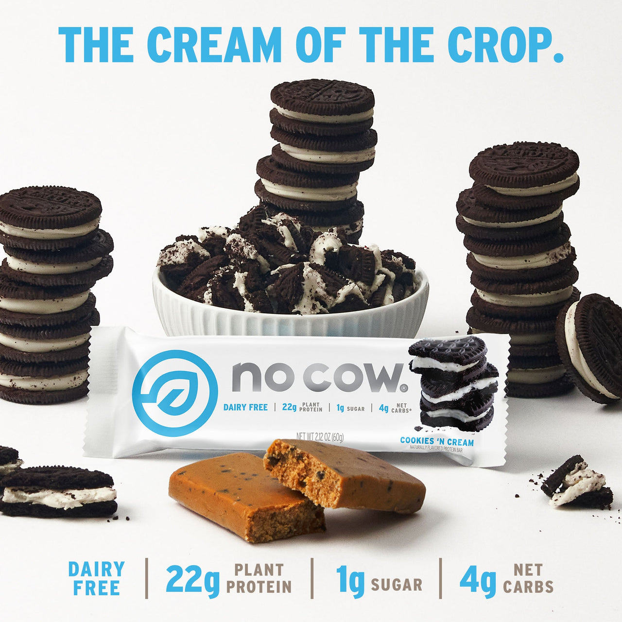 Employee Cookies 'N Cream Protein Bars