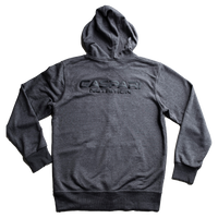 Gaspari - Athletic Slim-Fit Zipper Hoodie (Charcoal)