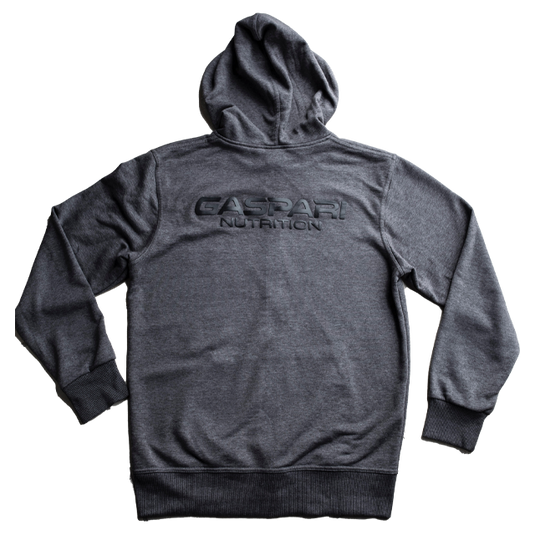 Gaspari - Athletic Slim-Fit Zipper Hoodie (Charcoal)