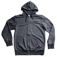 Gaspari - Athletic Slim-Fit Zipper Hoodie (Charcoal)