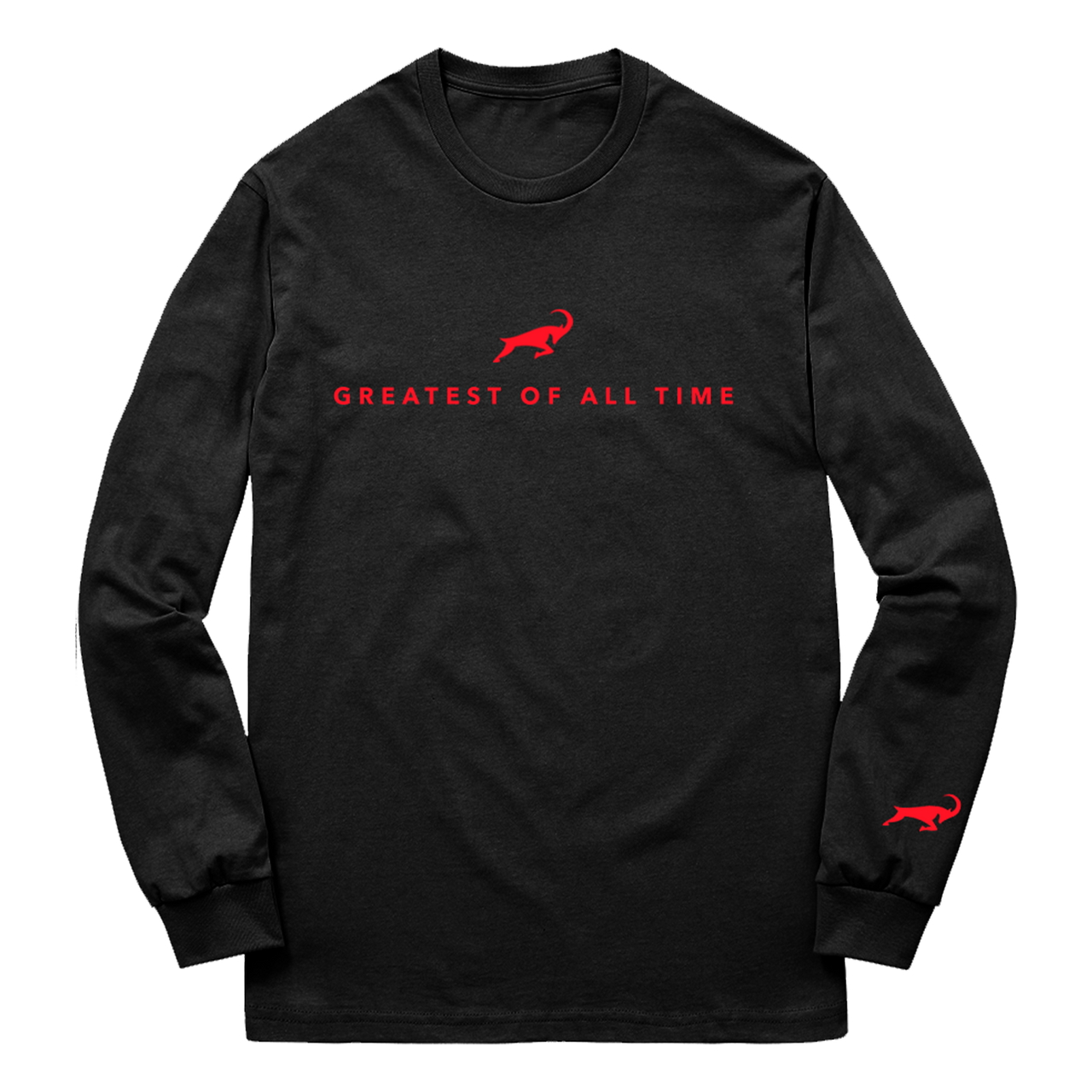 GREATEST OF ALL TIME CREW NECK LONG SLEEVE