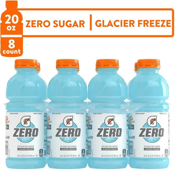GATORADE GLACIER FREEZE 20 OZ - 8 PACK