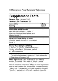 GO Preworkout 360g