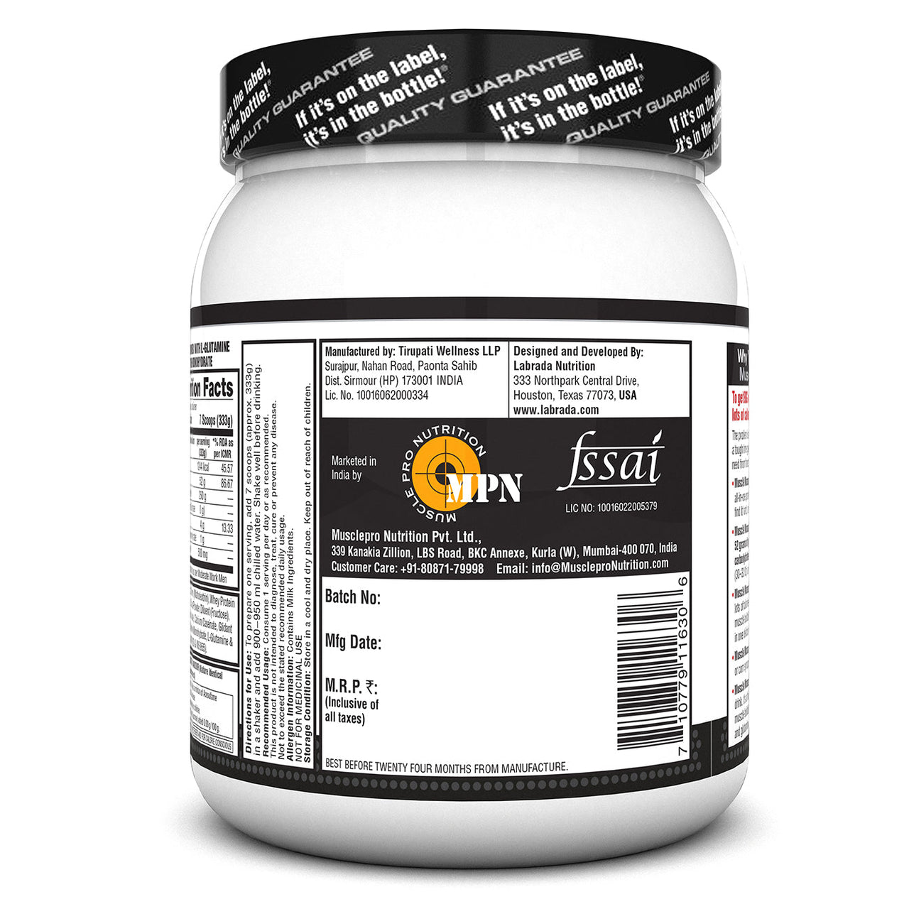 Muscle Mass Gainer