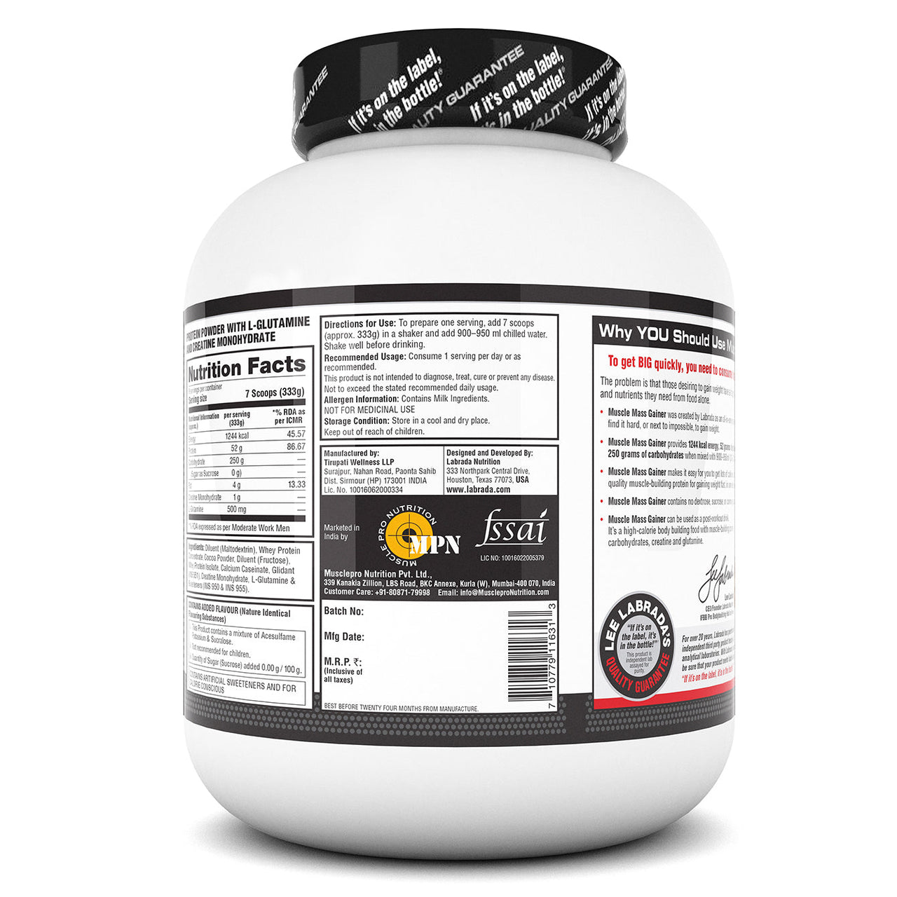 Muscle Mass Gainer
