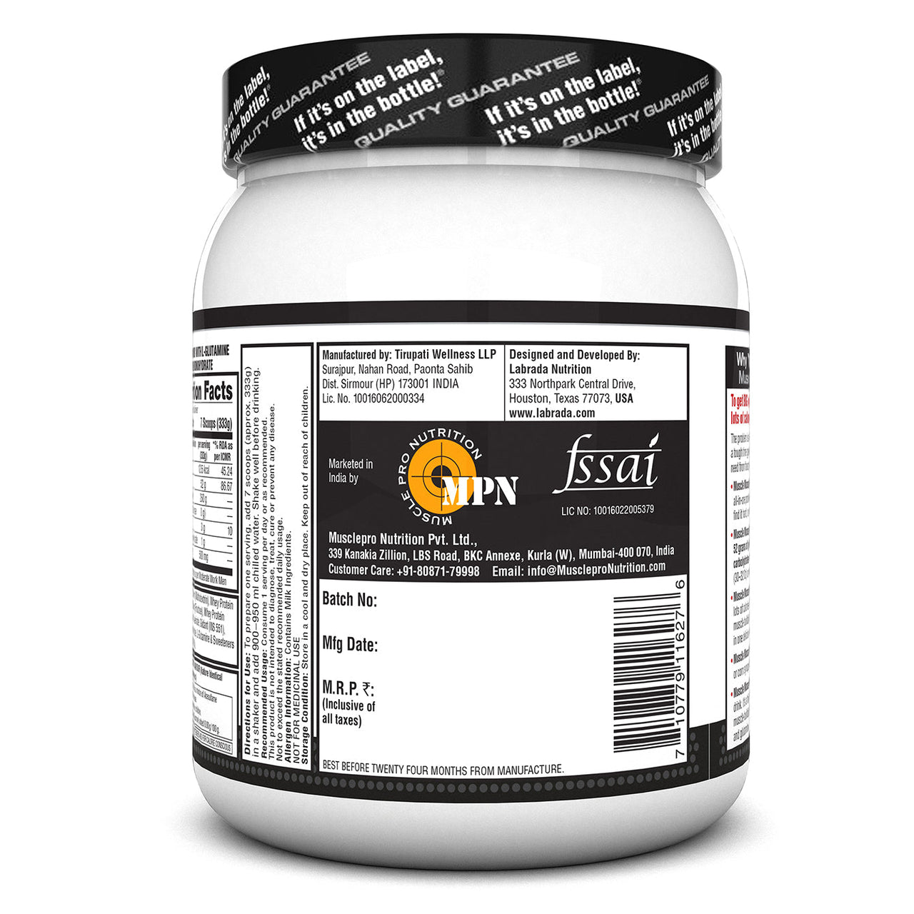 Muscle Mass Gainer