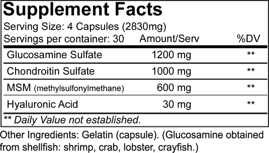 Glucosamine Chondroitin MSM+