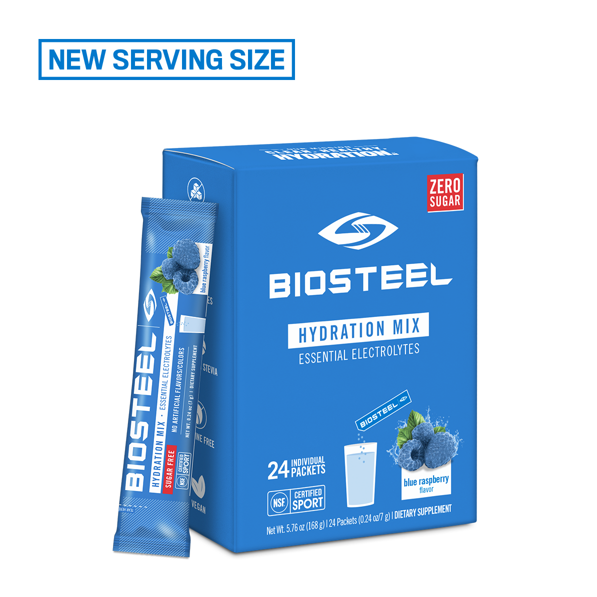 HYDRATION MIX / Blue Raspberry - 24 Serving Packets