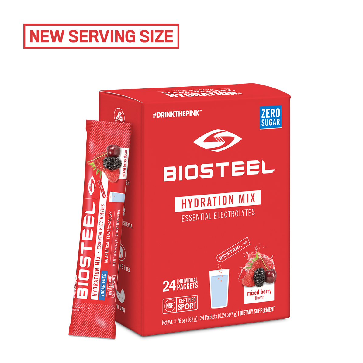 HYDRATION MIX / Mixed Berry - 24 Serving Packets