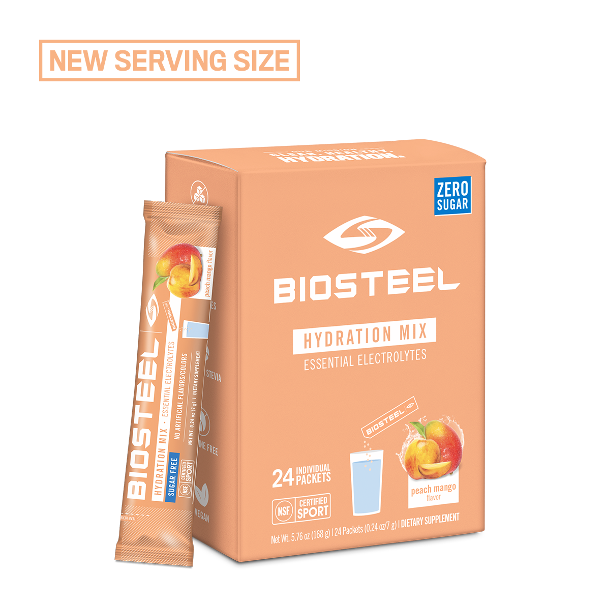 HYDRATION MIX / Peach Mango - 24 Serving Packets
