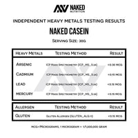 Micellar Casein Protein Powder | Naked Casein - 5lb