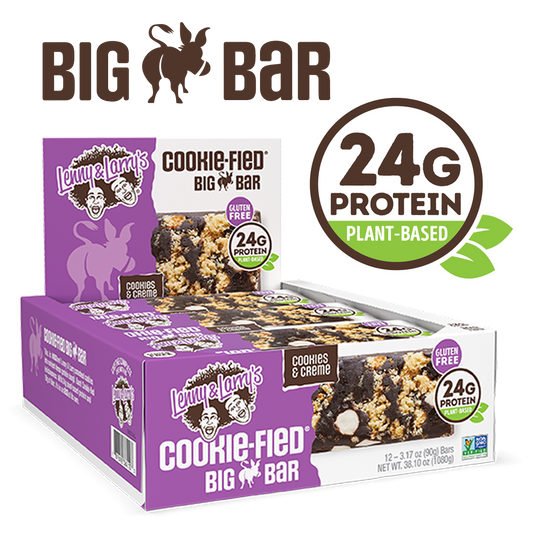 Cookie-fied® Big Bar Cookies & Creme - Box of 12