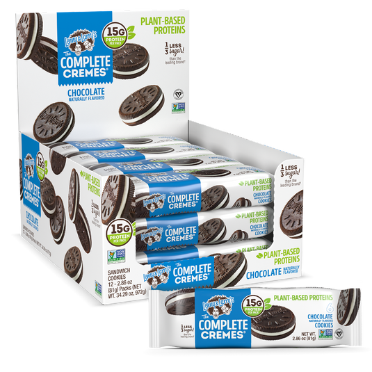 Chocolate- 2.86oz Pack- 6 Cookies (Box of 12)