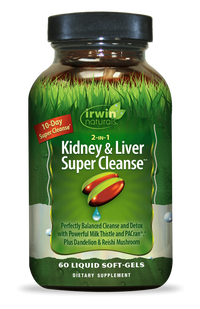 Irwin Naturals 2-IN-1 Kidney & Liver Super Cleanse