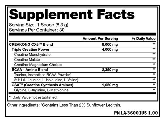 CREAKONG CX8 - Advanced Creatine Multiplier