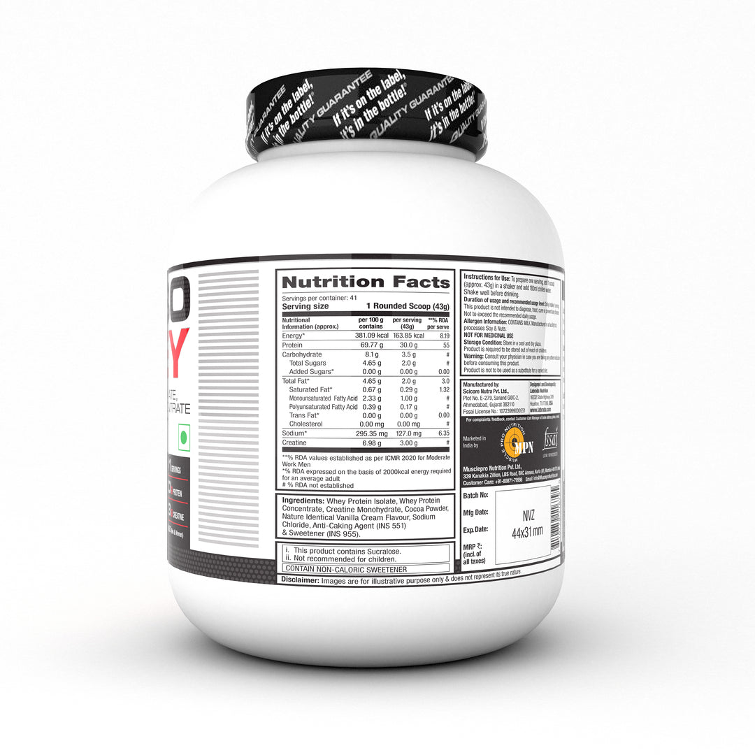 TURBO WHEY – Isolate, Concentrate, and Creatine