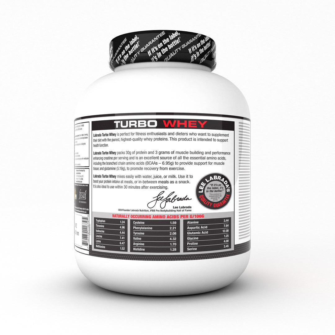 TURBO WHEY – Isolate, Concentrate, and Creatine