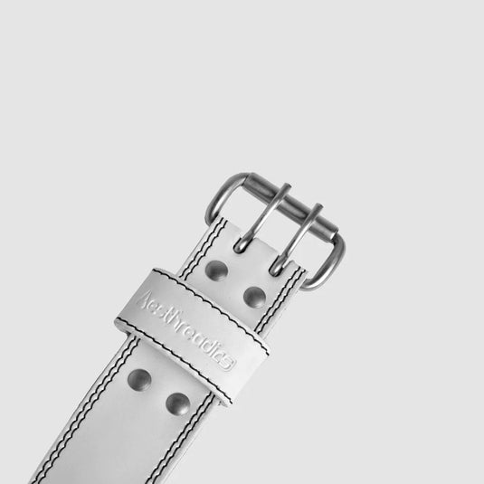 Model 23 Custom Premium White Tapered Weight Belt (UV Color Print)