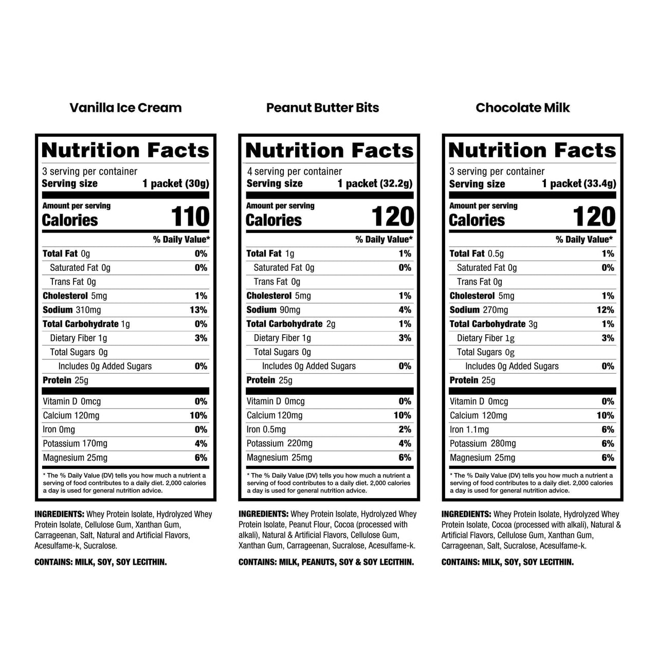 ISO-Protein - 3 Serving Variety Pack