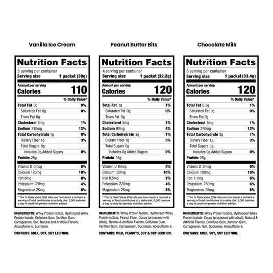 ISO-Protein - 3 Serving Variety Pack